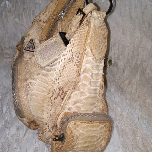 PRADA Authentic Python Handbag - Picture 4 of 14